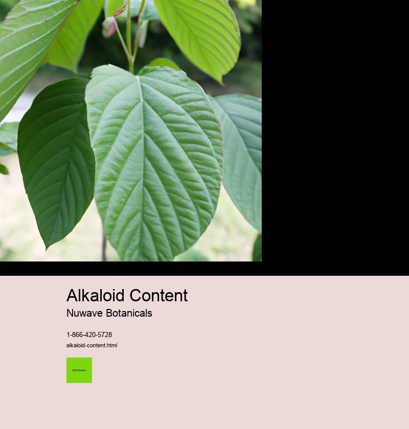Alkaloid Content